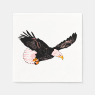 Serviette En Papier Serviettes d'aigle à tête blanche