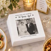 Serviettes d'anniversaire de mariage Ces enfants s