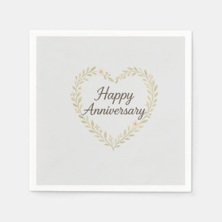 Serviette En Papier serviettes d'anniversaire heureuses