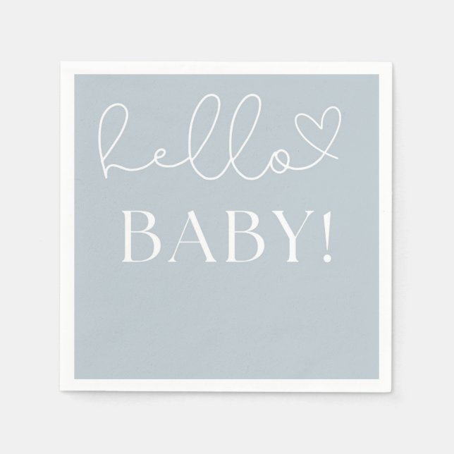 Serviette En Papier serviettes de baby shower (Devant)