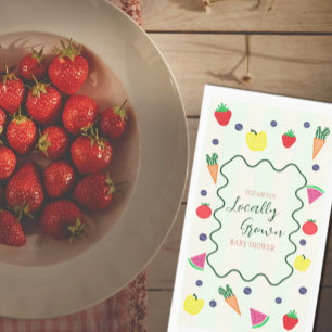 Serviette En Papier Serviettes de Baby shower fermier locales