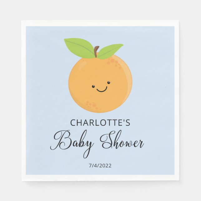 Serviette En Papier Serviettes de Baby shower Little Cutie (Devant)