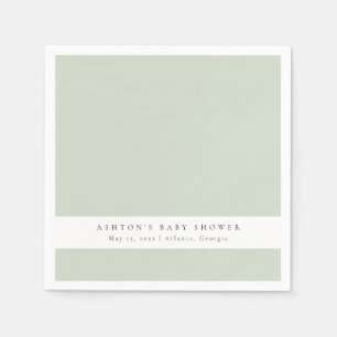 Serviette En Papier Serviettes de Baby shower neutres pour hommes