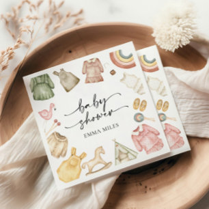 Serviette En Papier Serviettes de Baby shower pour filles