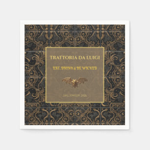 Serviette En Papier Serviettes de bar personnalisées pour Halloween av