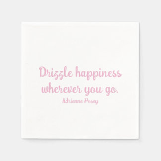 Serviette En Papier Serviettes de Bonheur