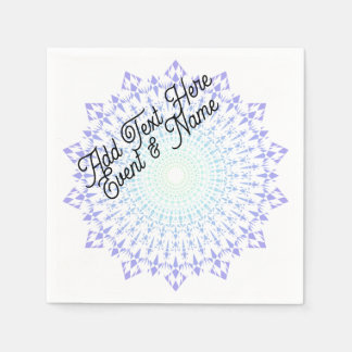Serviette En Papier Serviettes de bordure en diamant vert clair
