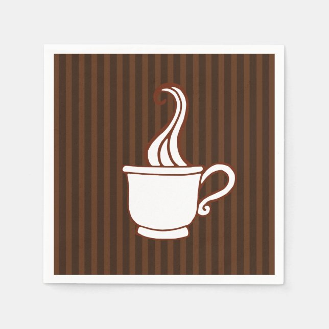 Serviette En Papier Serviettes de café (Devant)