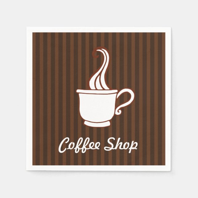 Serviette En Papier Serviettes de café (Devant)