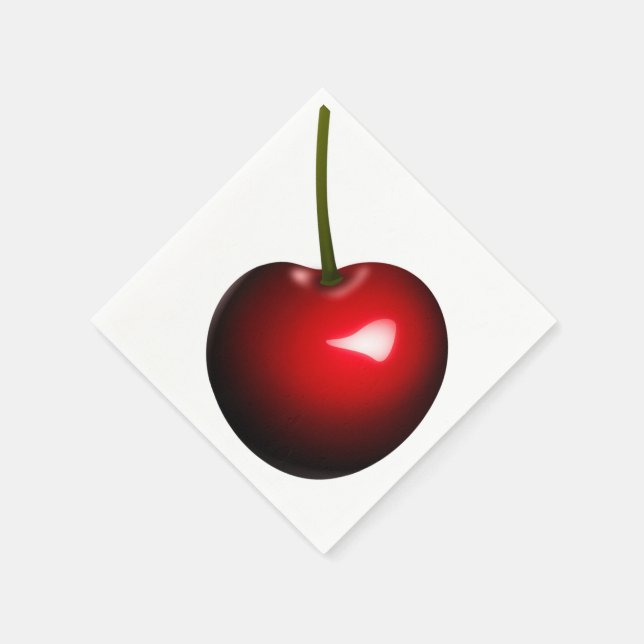 Serviette En Papier Serviettes de cerise sucrée (Coin)