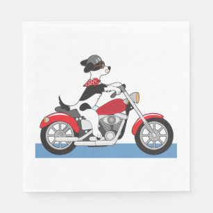 Serviette En Papier Serviettes de chien pour moto