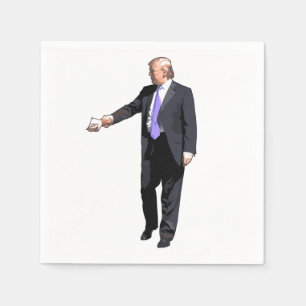 Serviette En Papier Serviettes de cocktail de Donald Trump
