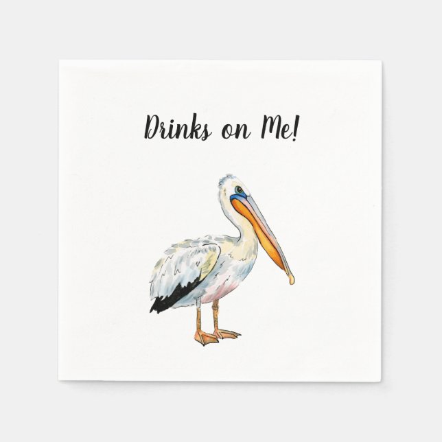 Serviette En Papier Serviettes de cocktail d'été (Devant)