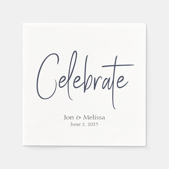 Serviette En Papier Serviettes de cocktail personnalisées (Devant)