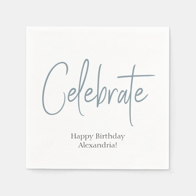 Serviette En Papier Serviettes de cocktail personnalisées (Devant)