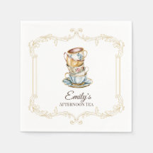 Serviettes de cocktail pour Baby Shower élégant th