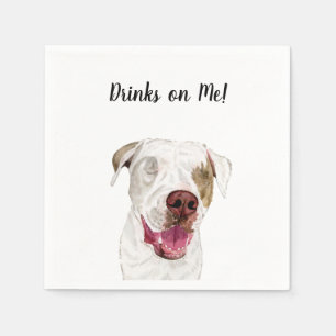 Serviette En Papier Serviettes de cocktail pour chien
