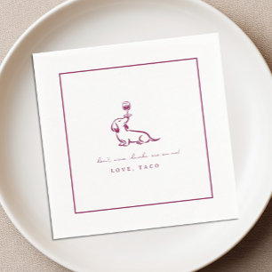 Serviette En Papier Serviettes de cocktail pour chien saucisse Ne Pleu