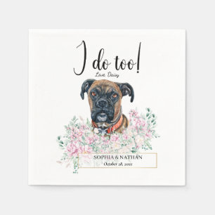 Serviette En Papier Serviettes de cocktail pour mariage avec Boxer