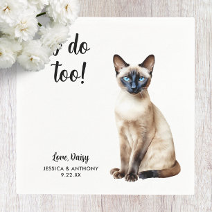 Serviette En Papier Serviettes de cocktail pour mariage de chat