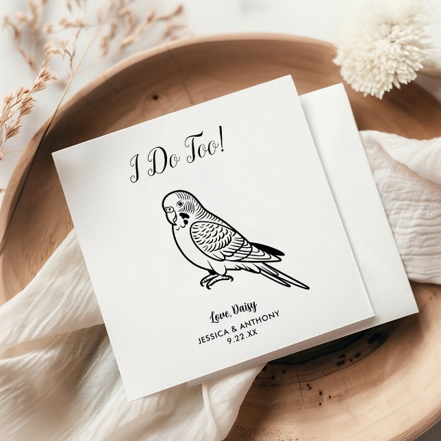 Serviette En Papier Serviettes de cocktail pour mariage moderne de per (Créateur téléchargé)