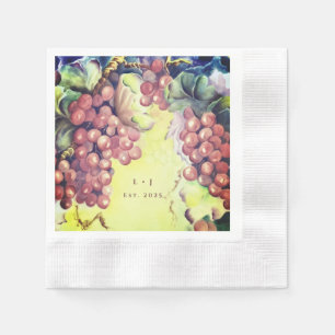 Serviette En Papier Serviettes de cocktail Raisins Rouges Riches de To