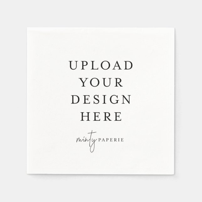 Serviette En Papier Serviettes de cocktail standard - 4,75 pouces (Devant)