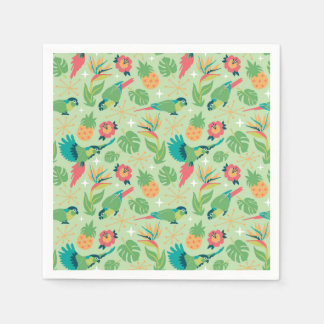 Serviette En Papier Serviettes de cocktail Tiki Parrot