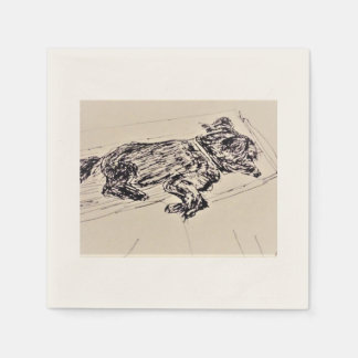 Serviette En Papier Serviettes de cocktail Totally Terrier