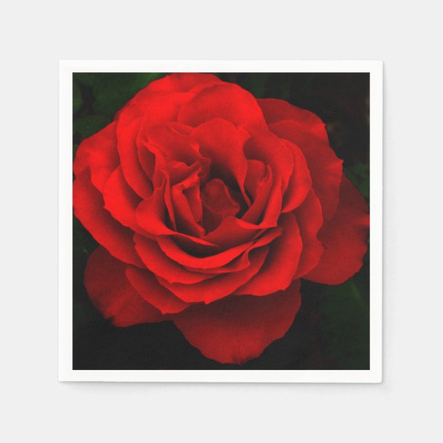 Serviette En Papier Serviettes de cocktails Red Fire en papier rose (Devant)