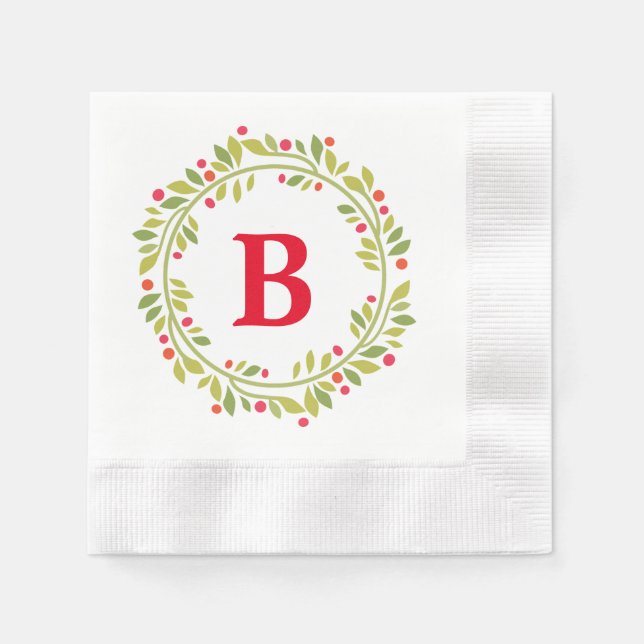 Serviette En Papier Serviettes de courge Berry (Devant)