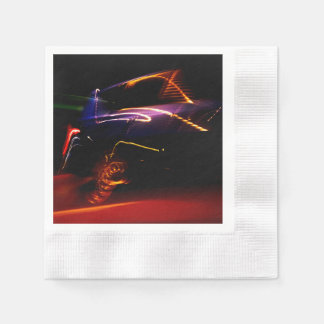 Serviette En Papier serviettes de danse de voiture violette