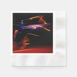 Serviette En Papier serviettes de danse de voiture violette