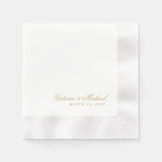 Serviette En Papier Serviettes de décoration de mariage à noms plus lo