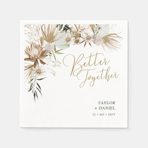 Serviette En Papier Serviettes de décoration de mariage bohème Boho