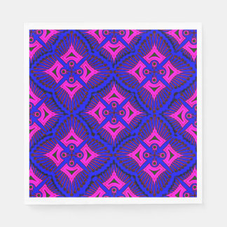 Serviette En Papier Serviettes de déjeuner design numérique 3D colorée