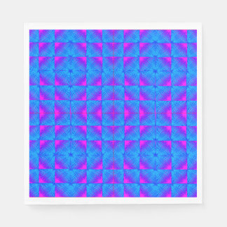 Serviette En Papier Serviettes de déjeuner design numérique 3D colorée