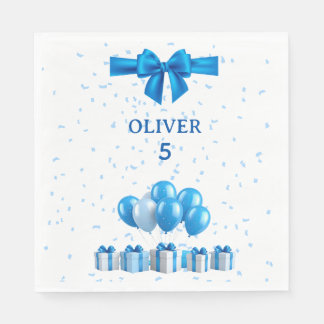 Serviette En Papier Serviettes de déjeuner pour l'anniversaire des gar
