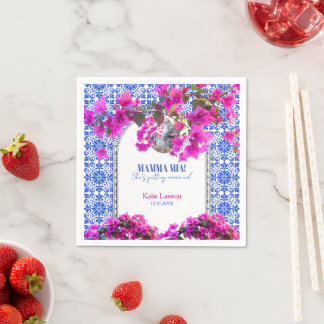Serviette En Papier Serviettes de douche de mariée Mamma Mia