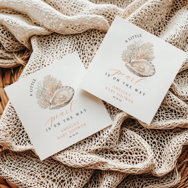 Serviette En Papier Serviettes de douche pour bébé Perle Côtière Beige (Créateur téléchargé)