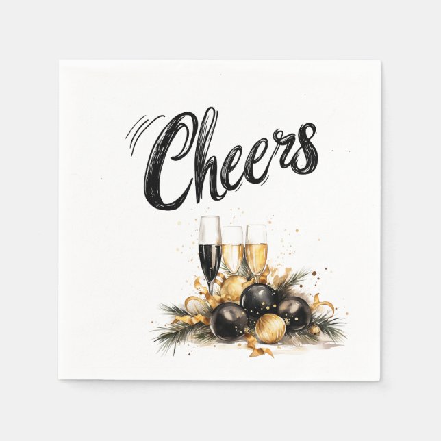 Serviette En Papier Serviettes de fête "Cheers" (Devant)