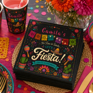 Serviette En Papier Serviettes de fête d'anniversaire Pastel Fiesta po