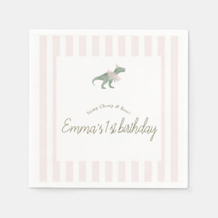 Serviette En Papier Serviettes de fête d'anniversaire pour fille avec 
