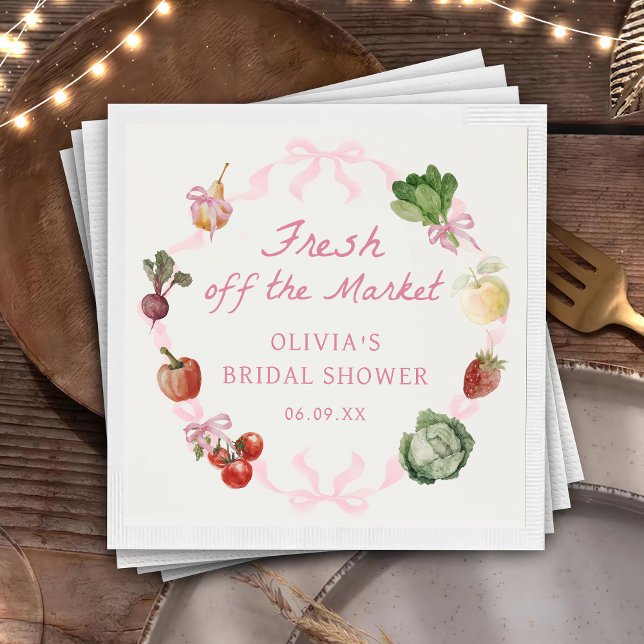 Serviette En Papier Serviettes de fête de douche de mariage Fraîches s (Créateur téléchargé)