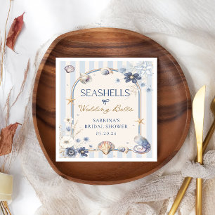 Serviette En Papier Serviettes de Fête de Fiançailles Coquillages et C