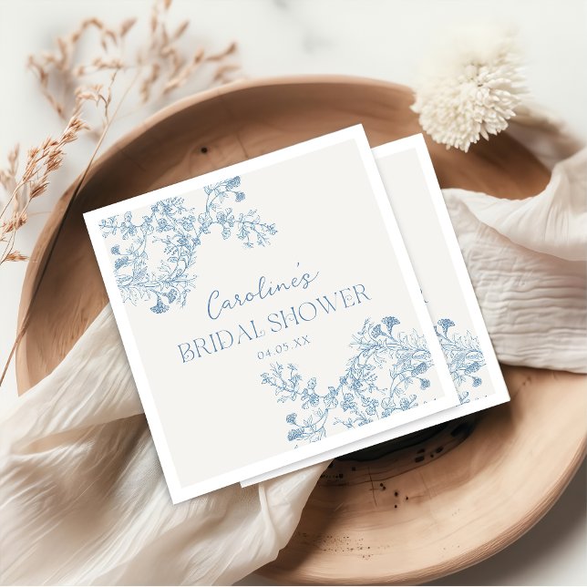 Serviette En Papier Serviettes de fête de fiançailles en chinoiserie f (Créateur téléchargé)