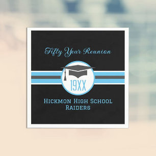 Serviette En Papier Serviettes de fête de la 50ème Classe Réunion