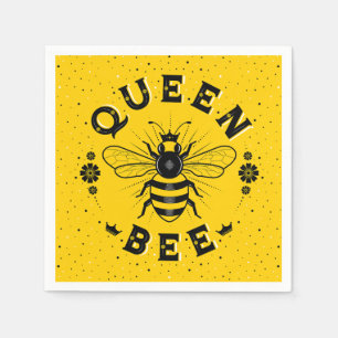 Serviette En Papier Serviettes de fête de la Reine Abeille