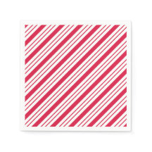 Serviettes de fête de Noël bonbons menthe poivrée