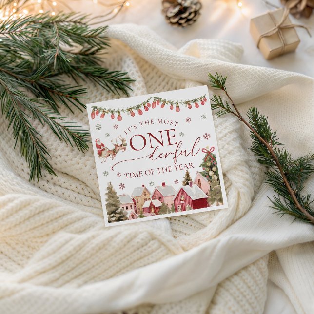 Serviette En Papier Serviettes de fête de Noël ONEderful (Créateur téléchargé)